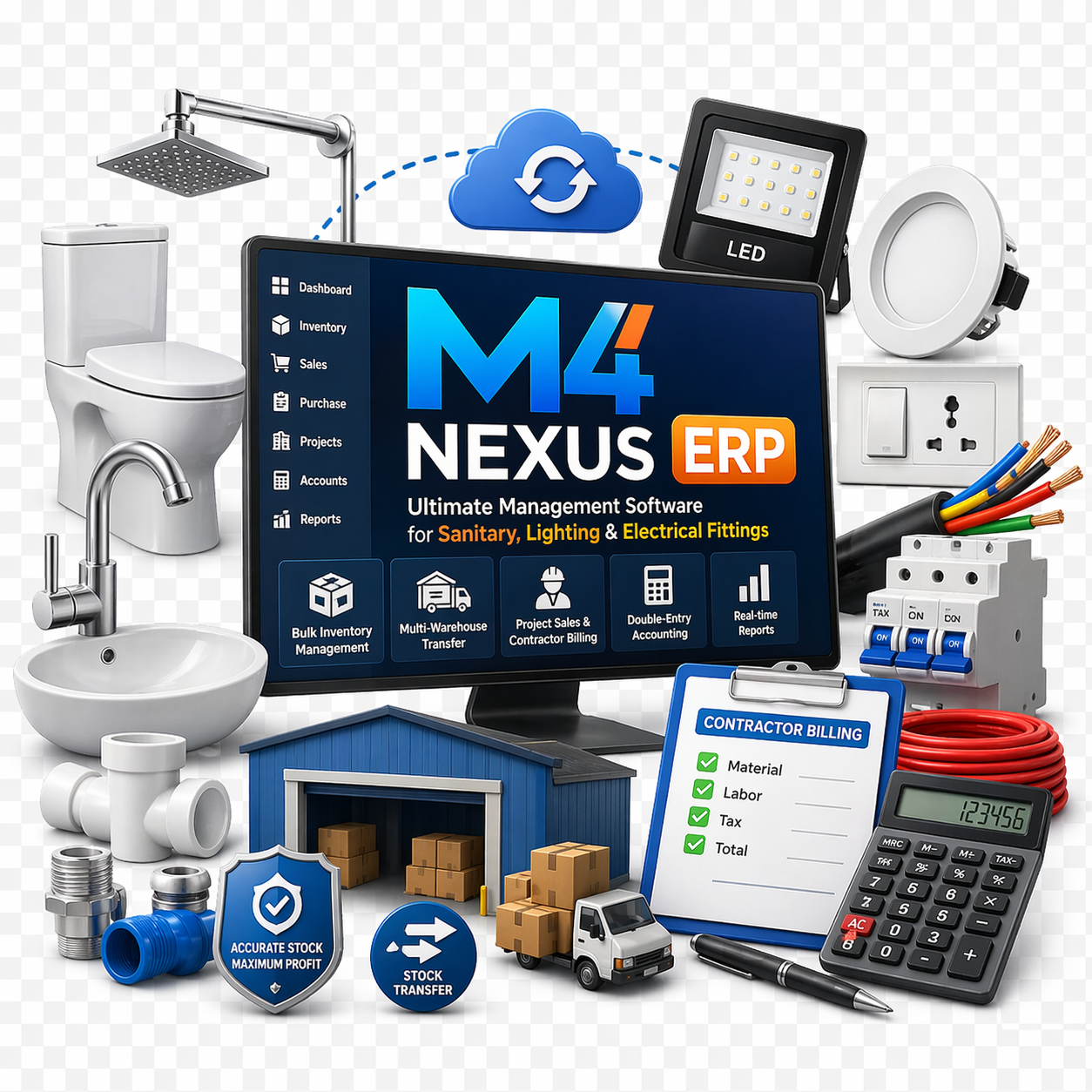 M4 Nexus ERP: Enterprise Retail & Project Management